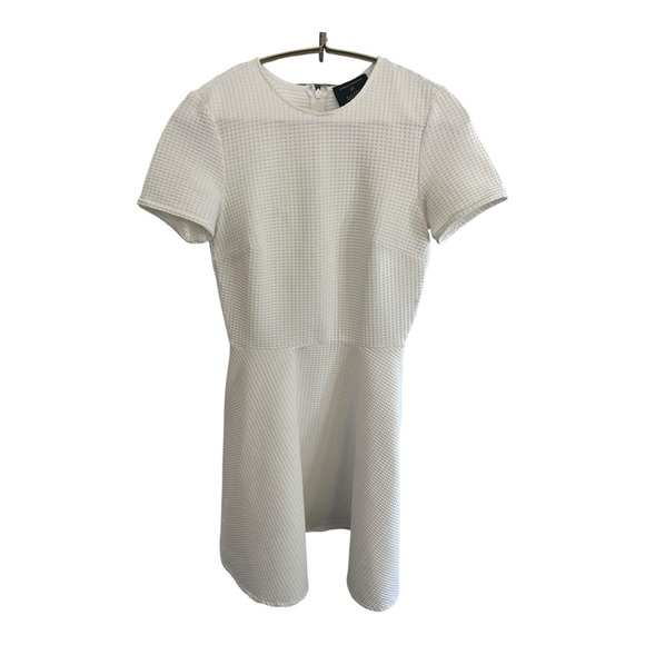 Opening Ceremony White Textured Mini Dress Size Small - Picture 2 of 16